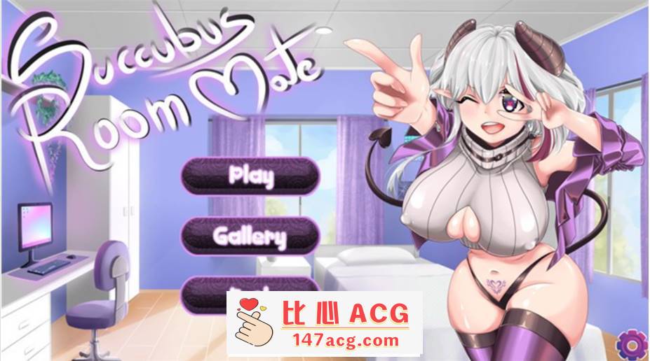 【互动SLG/中文/动态】魅魔同居：Succubus RoomMate 官方中文步兵版【新作/200M/PC端】-比心acgn