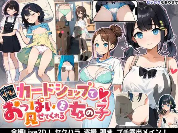 【SLG/互动/8月新作】在卡牌店里展示胸部的女生（カードショッ… [PC+1.7G]-比心acgn